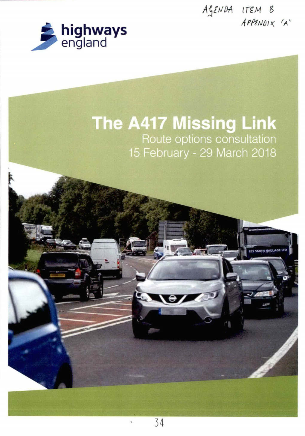 The A417 Missing Link Route Options Consultation 15 February - 29 March 2018