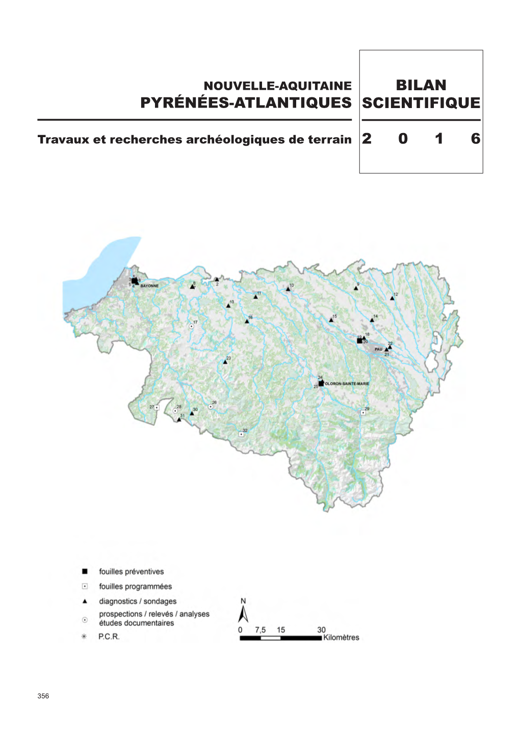 Bilan Scientifique 2 0 1 6 Pyrénées-Atlantiques