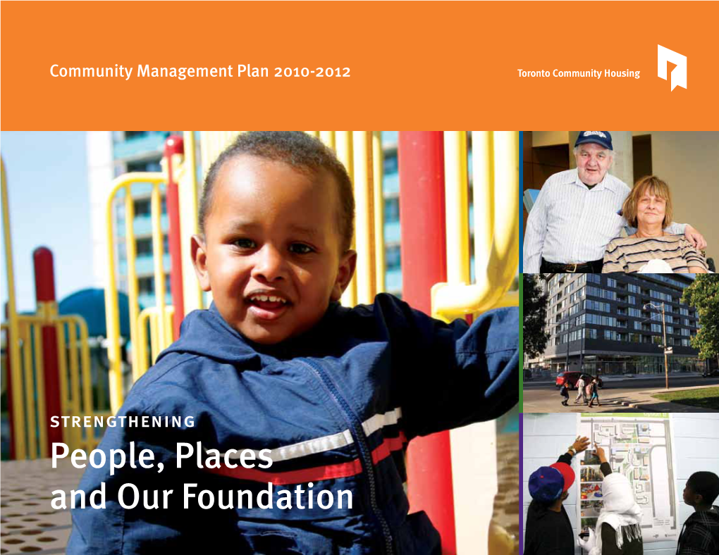 Strengthening People, Places and Our Foundation Contents