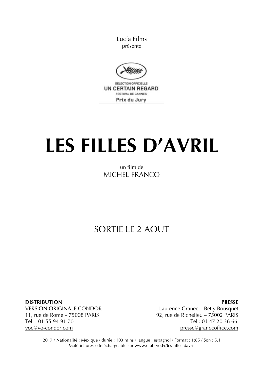 Les Filles D'avril