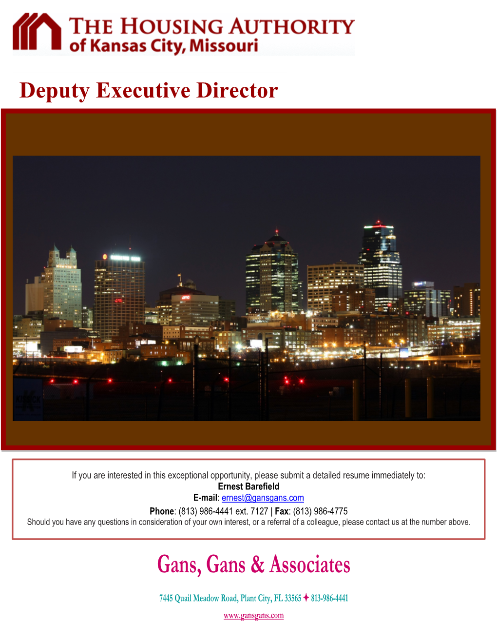 Deputy Executive Director-PD