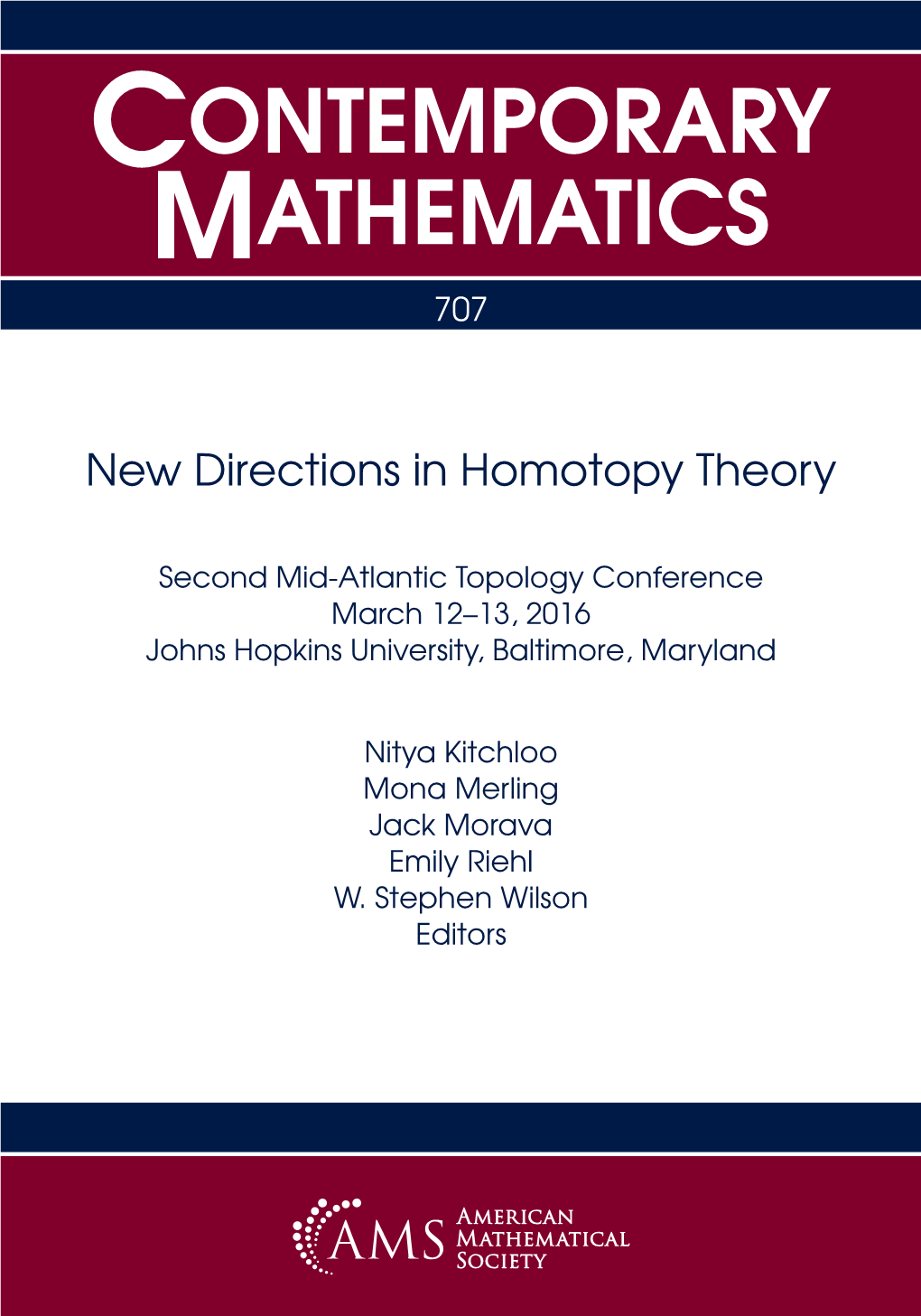 New Directions in Homotopy Theory