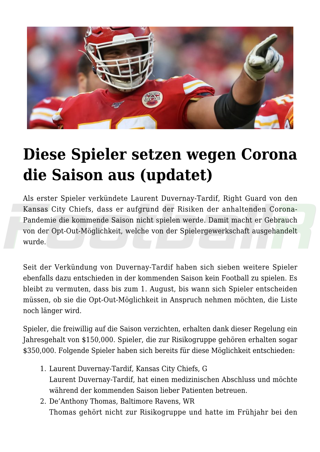 Diese Spieler Setzen Wegen Corona Die Saison Aus (Updatet)