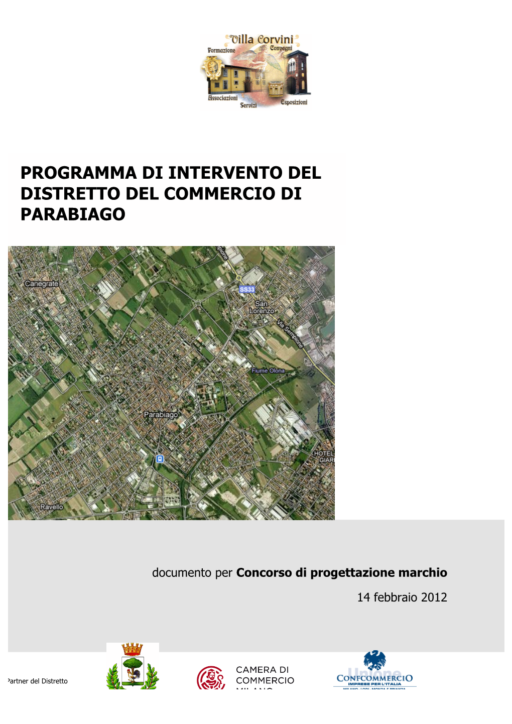 Programma Di Intervento Del Distretto Del Commercio Di Parabiago