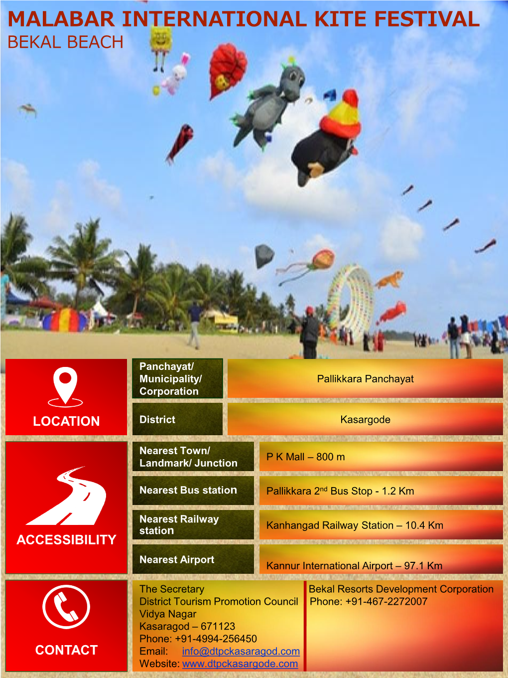 Malabar International Kite Festival Bekal Beach