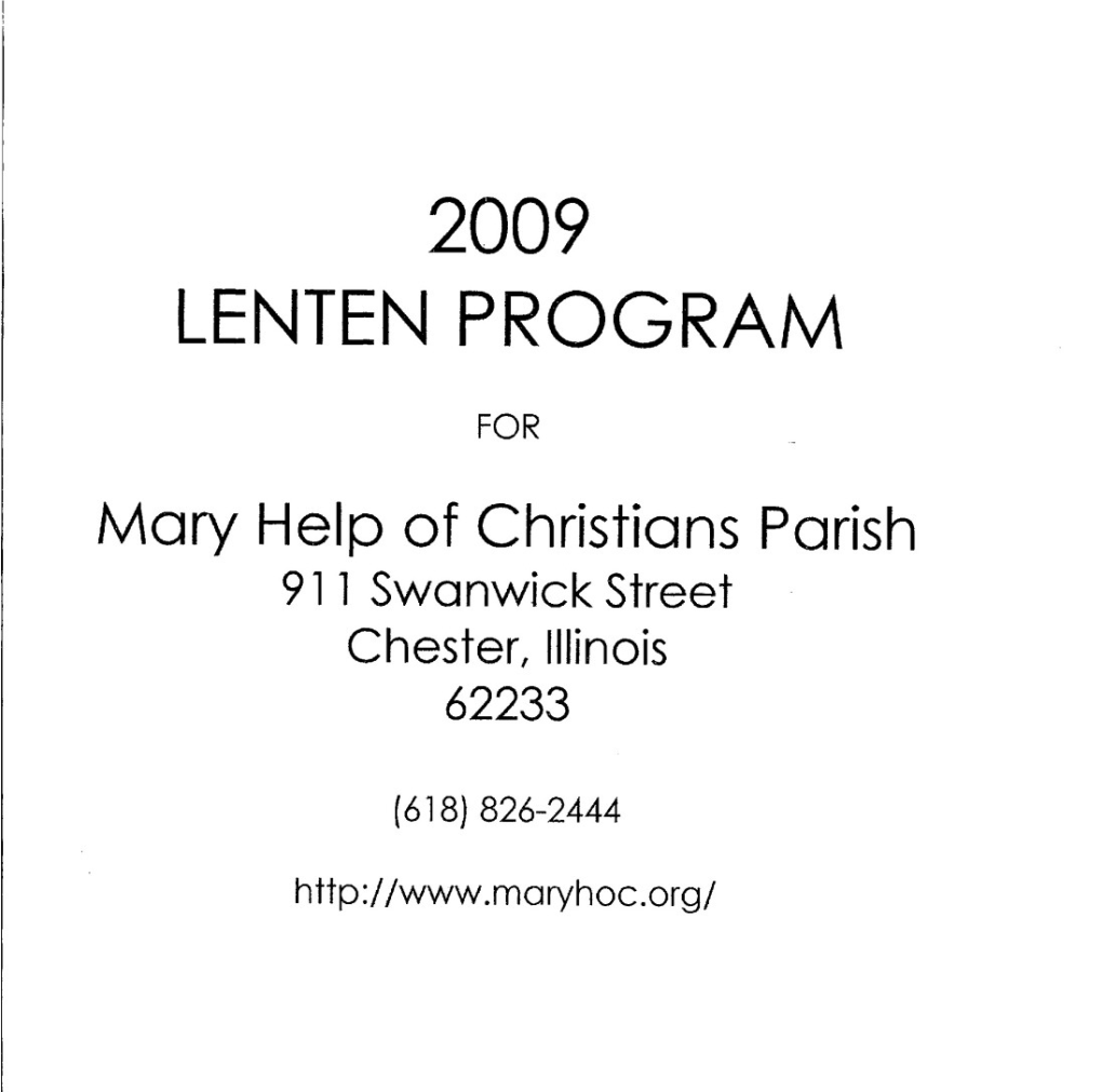 Lentenprogram