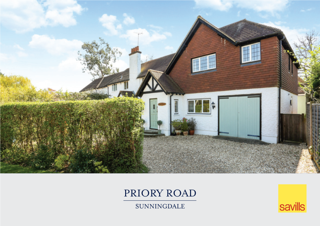 PRIORY ROAD SUNNINGDALE a CHARACTERFUL COTTAGE in CENTRAL SUNNINGDALE West Cottage, Priory Road, Sunningdale, Berkshire, Sl5 9Rh
