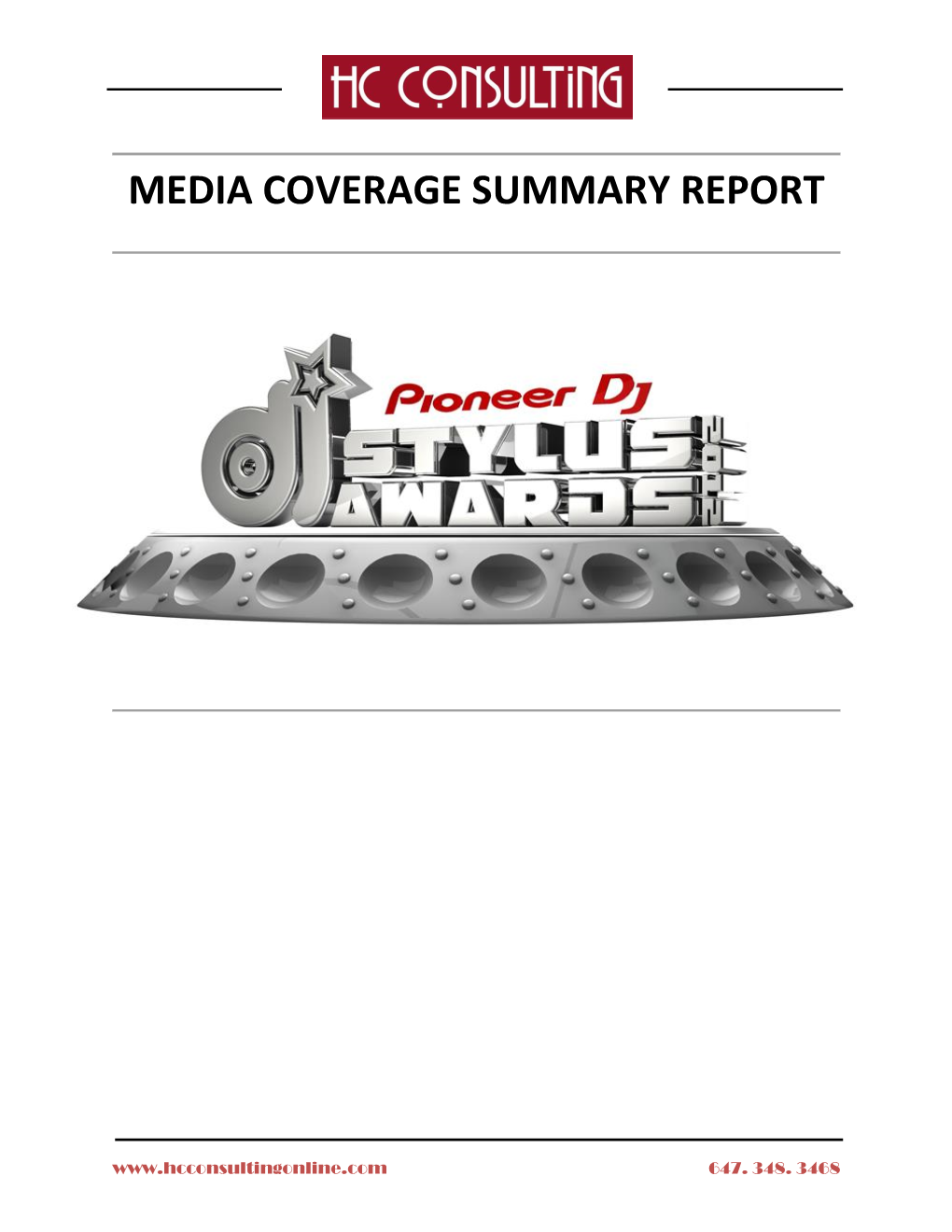 Media Coverage Summary Report