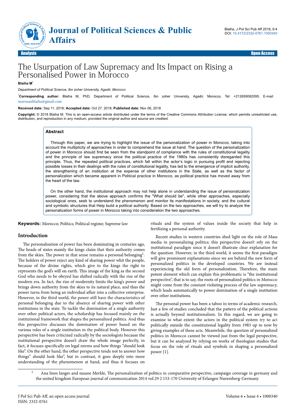 The Usurpation of Law Supremacy and Its Impact on Rising A