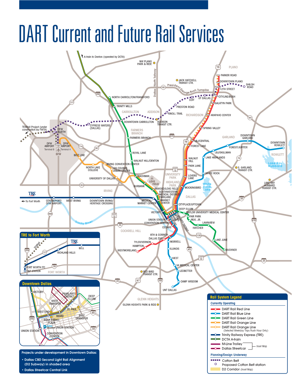 DART Current and Future Rail Services