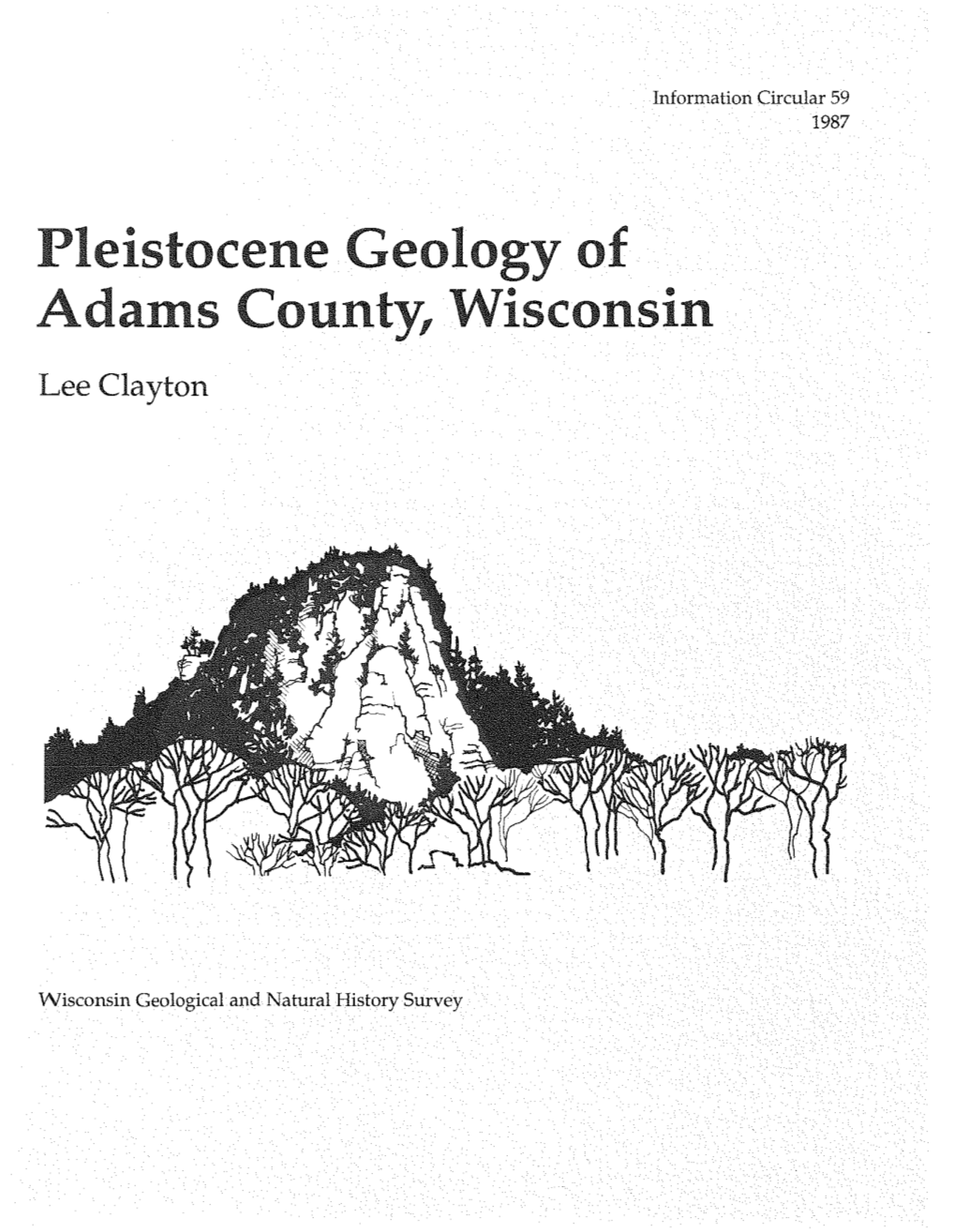 Pleistocene Geology of Adams County, Wisconsin