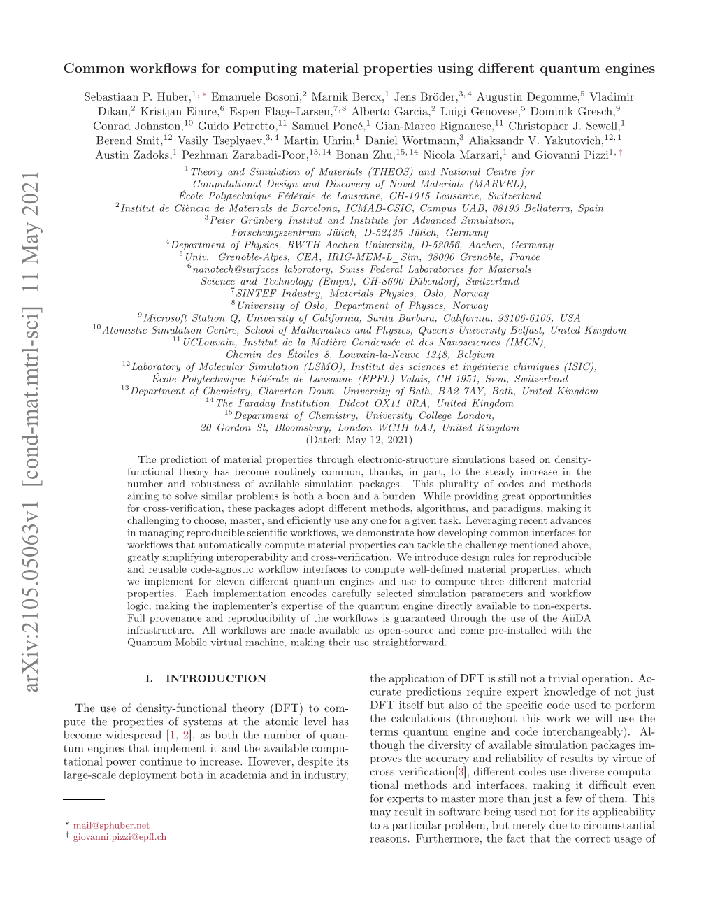 Arxiv:2105.05063V1 [Cond-Mat.Mtrl-Sci] 11 May 2021