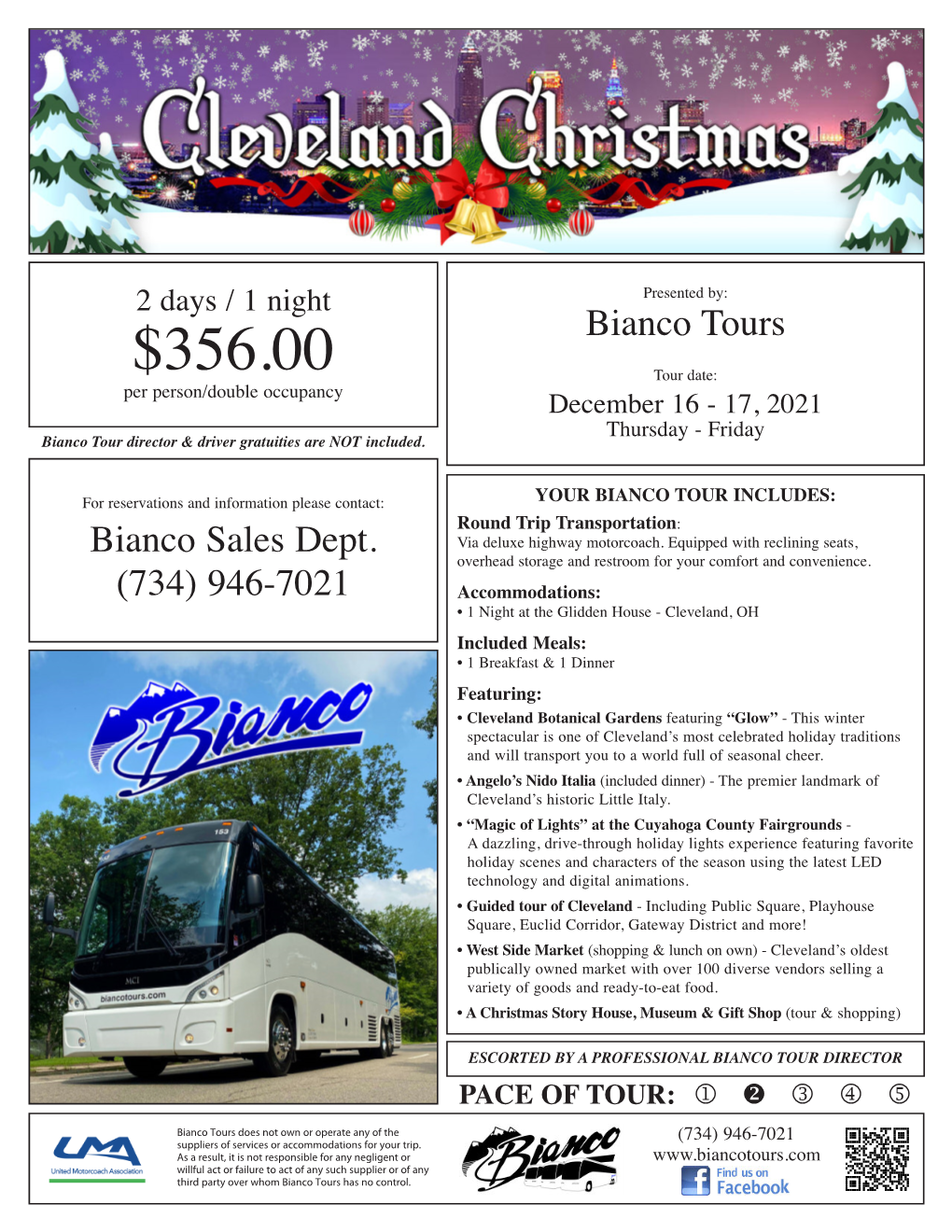 Bianco Tours Flier