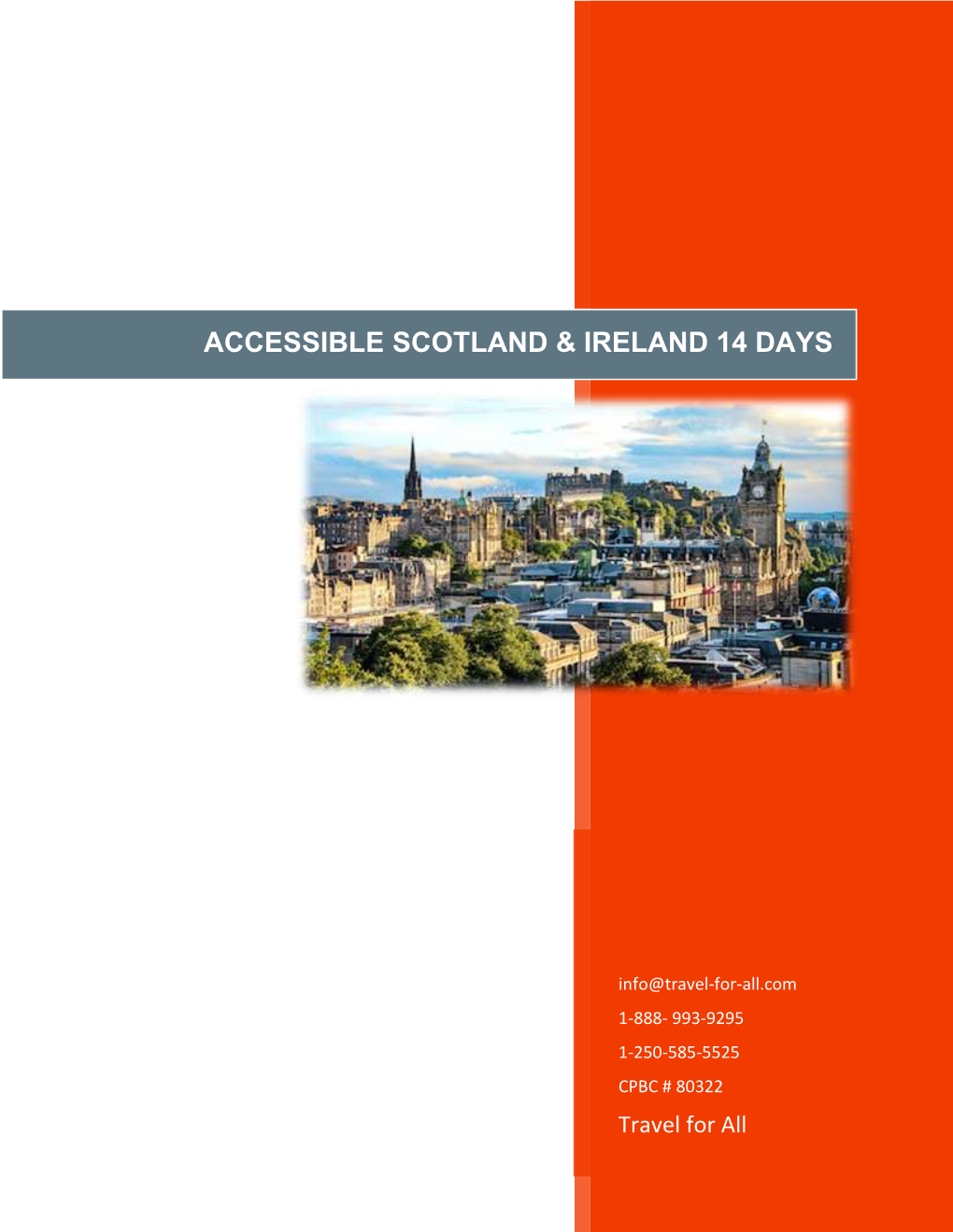 Accessible Scotland & Ireland 14 Days