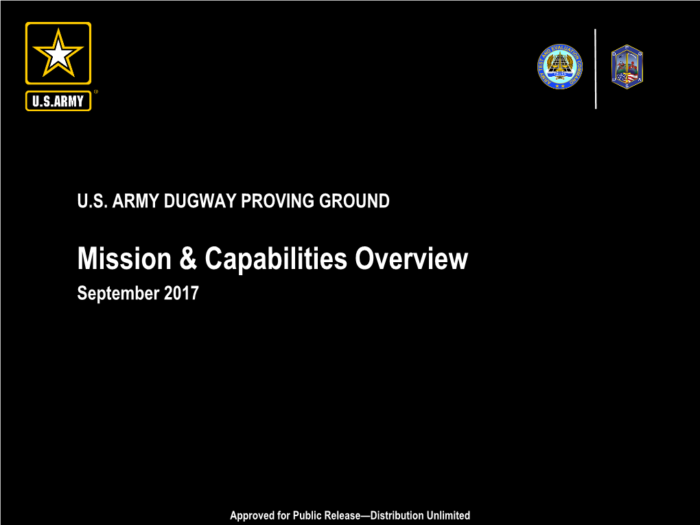 Dugway Proving Ground Organization