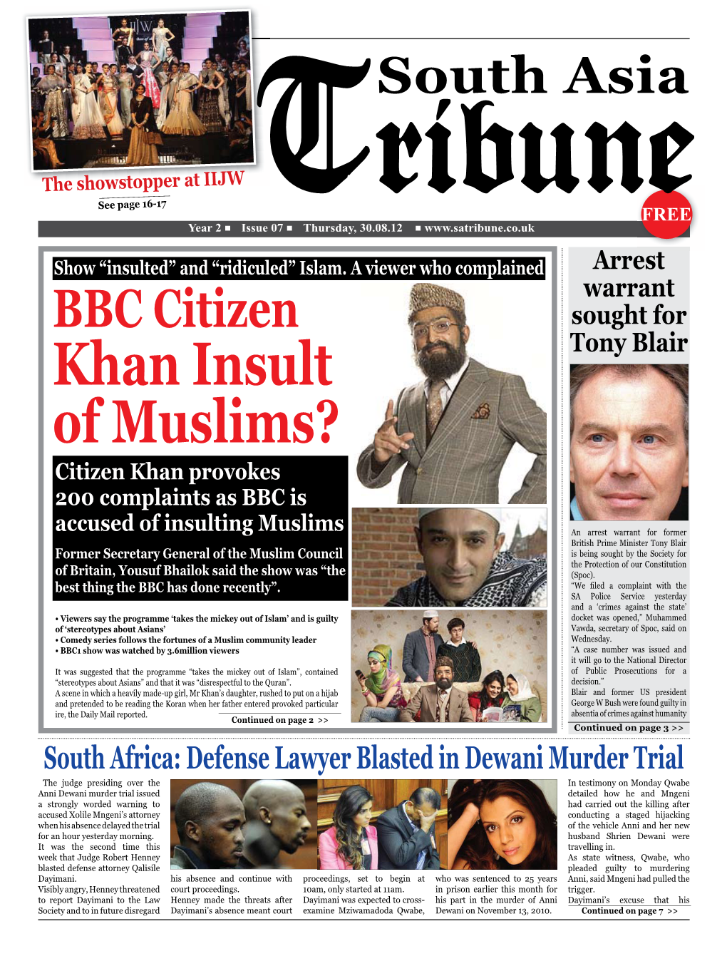 BBC Citizen Sought for Khan Insult Tony Blair of Muslims? Citizen Khan Provokes 200 Complaints As BBC Is