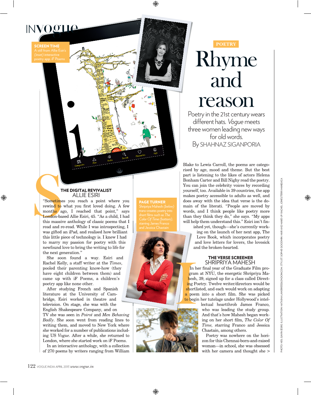 Vogue India April !"#$ In