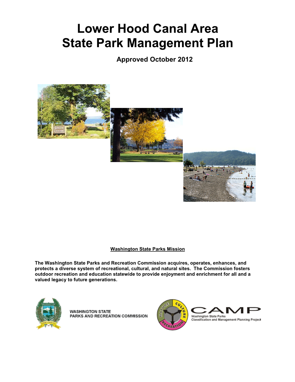 Dosewallips State Park Management Plan