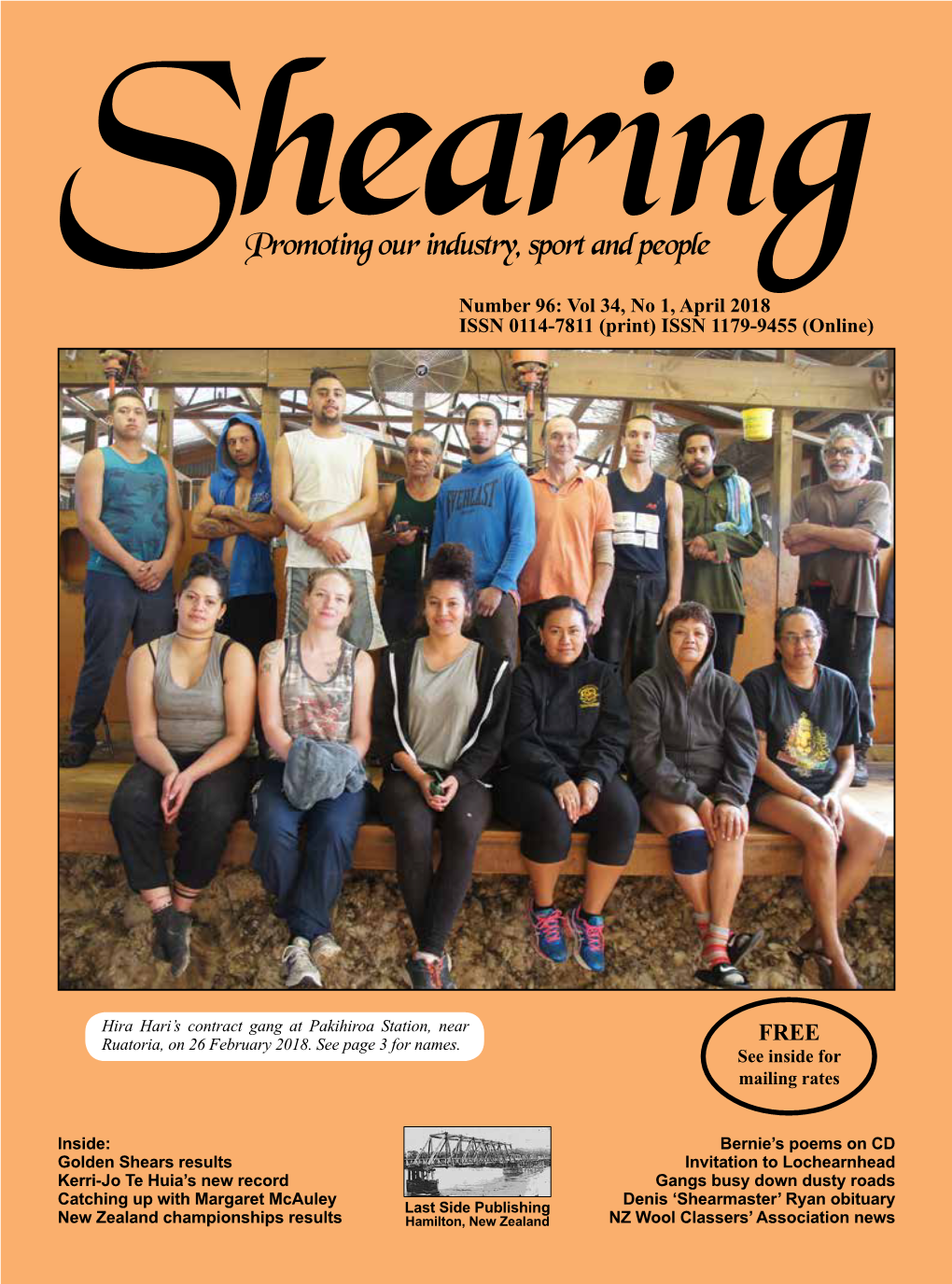 Shearing Magazine on Line At