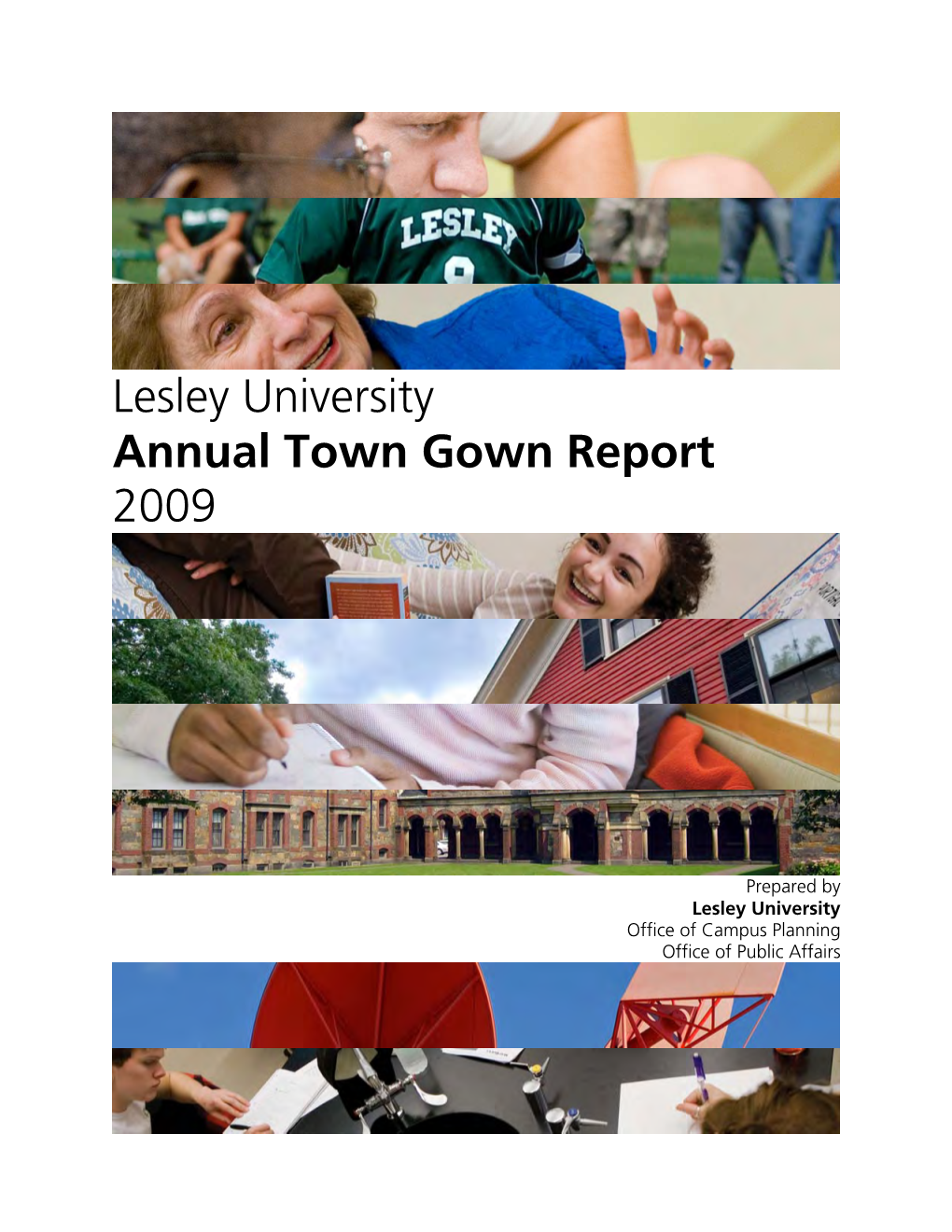 Lesley University 2009 Town Gown Report