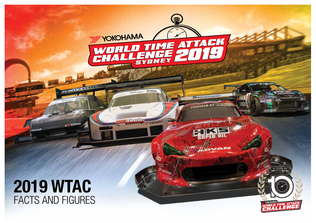 2019 WTAC FACTS and FIGURES WHAT IS TIME ATTACK? Time Attack Racing Is One of the Purest Forms of Motorsport
