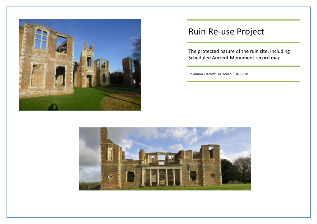 Ruin Re-Use Project