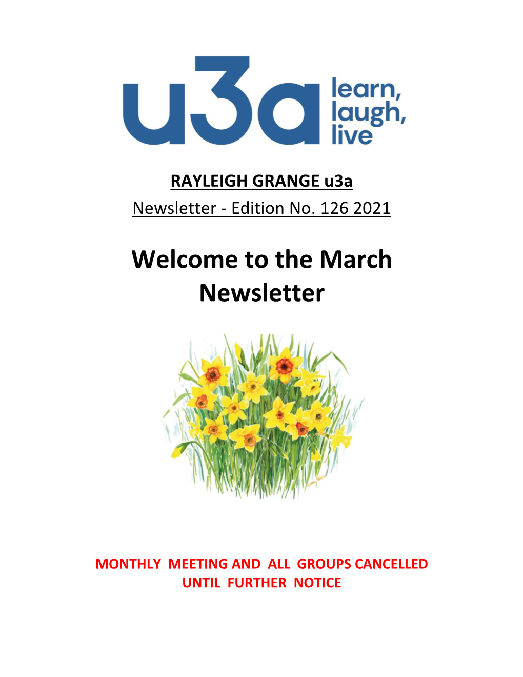 March 2021 at 2Pm (PLEASE NOTE CHANGE of TIME) Speaker: Guy Bartlett Topic: the Dambusters - Barnes Wallis and 617 Squadron