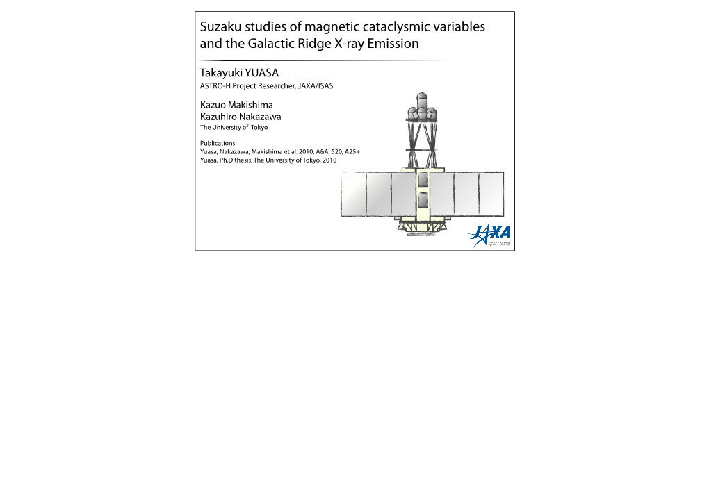 Suzaku Studies of Magnetic Cataclysmic Variables and the Galactic Ridge X-Ray Emission