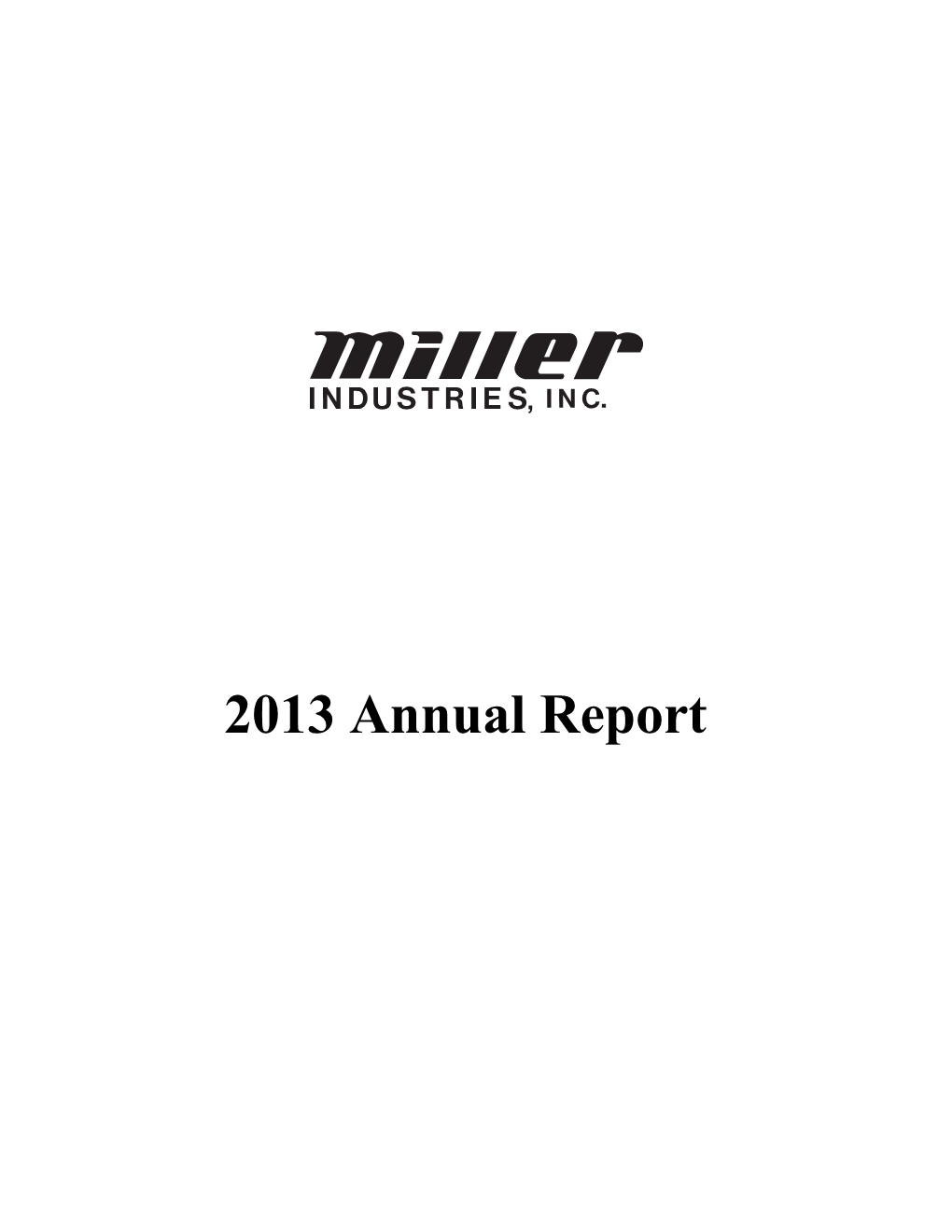 2013 Annual Report