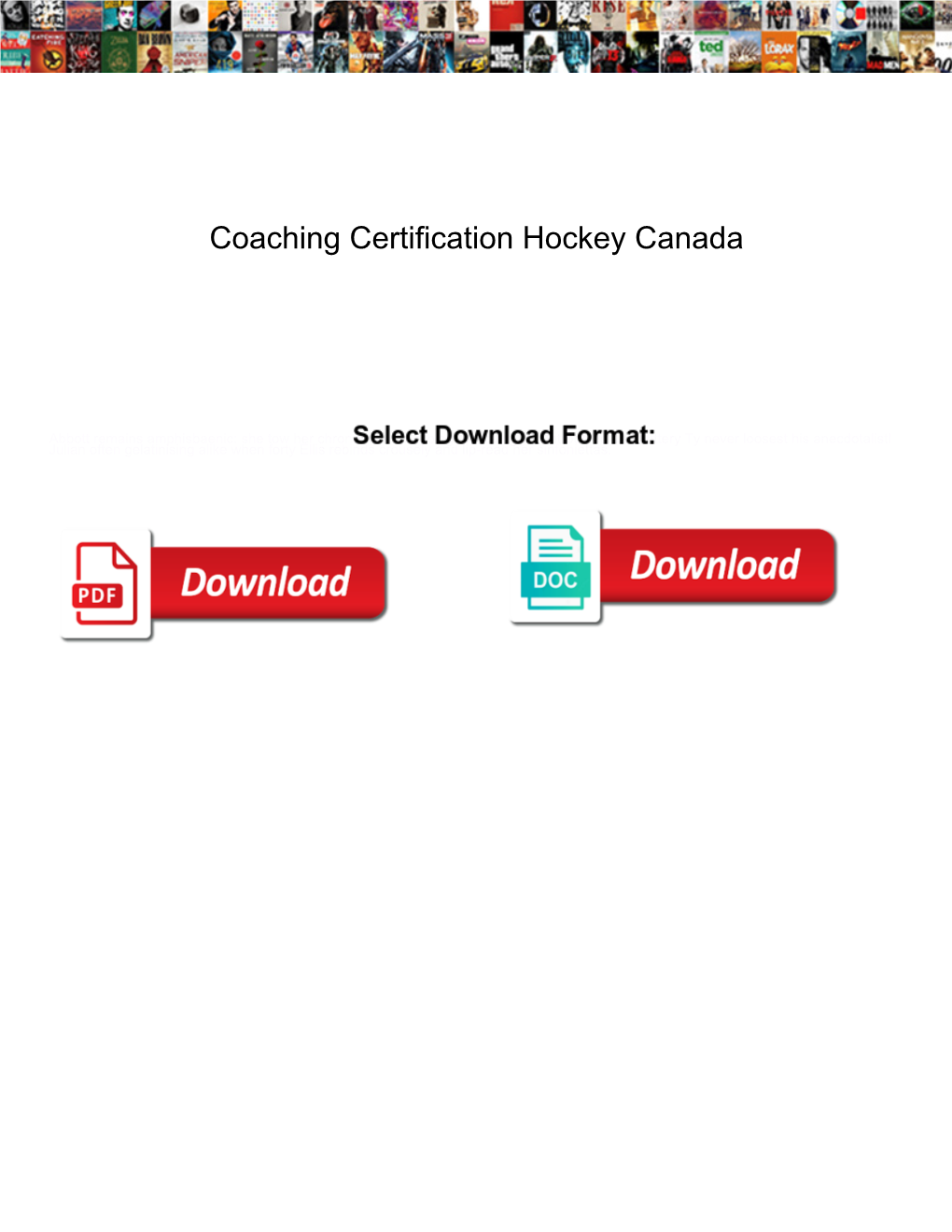 Coaching Certification Hockey Canada