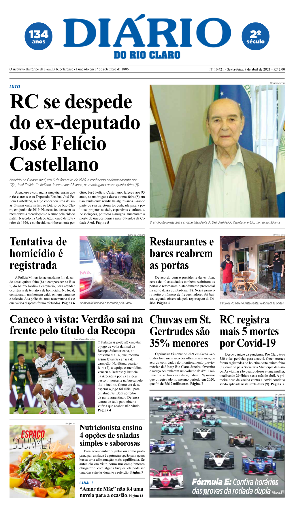 RC Se Despede Do Ex-Deputado José Felício Castellano
