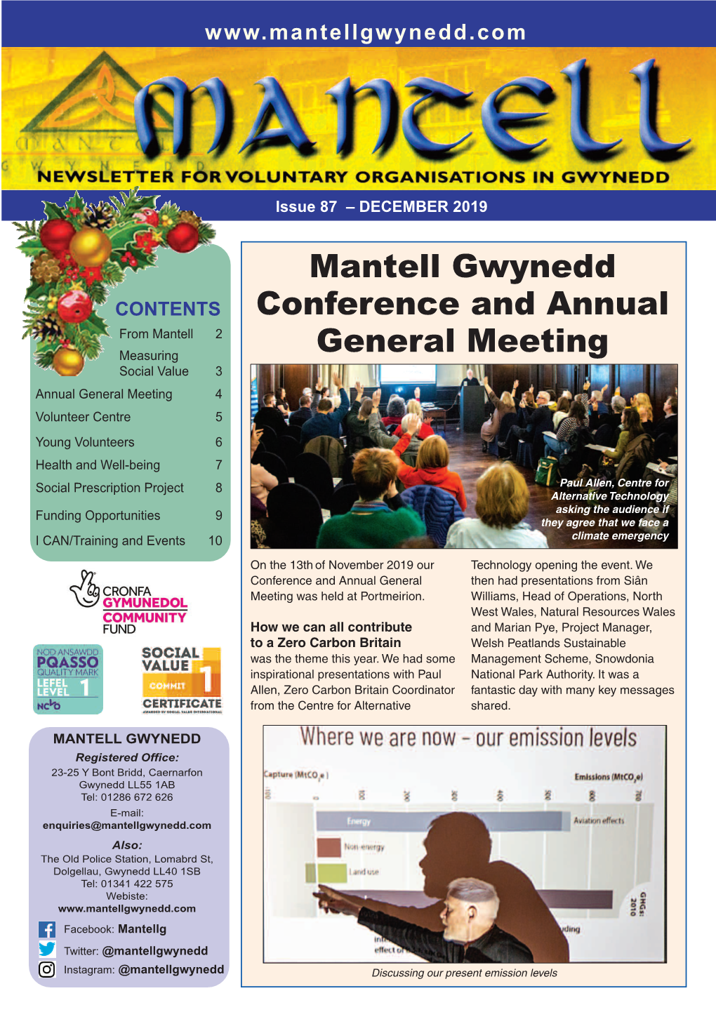 Mantell Gwynedd Conference and Annual General Meeting
