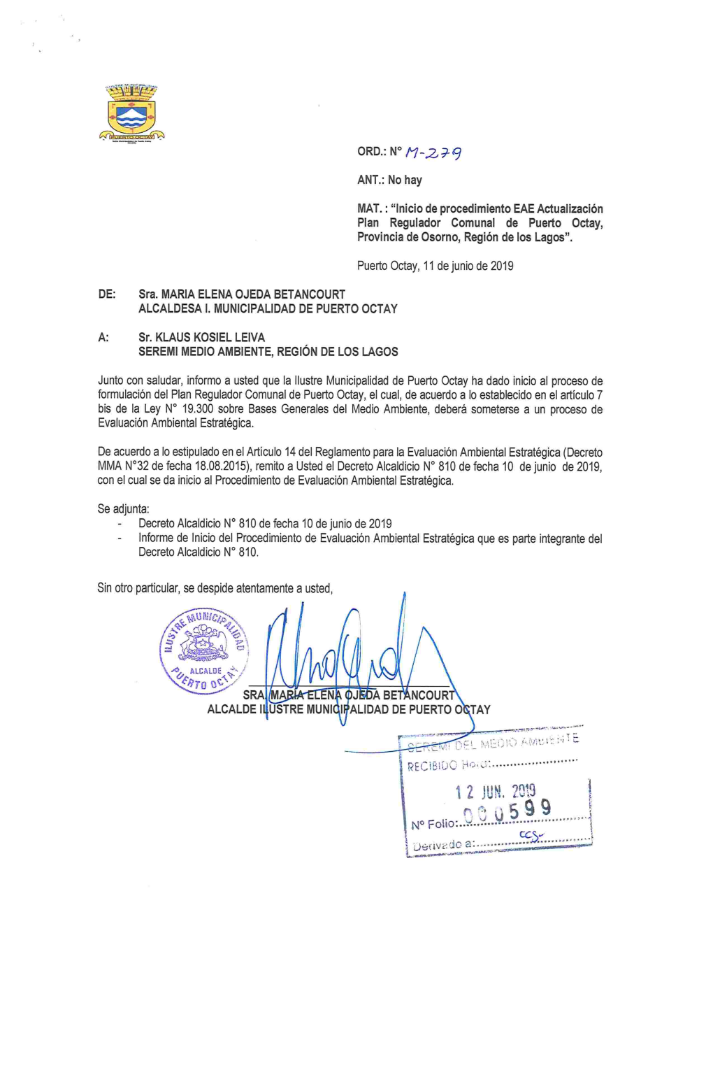 Plan Regulador Comunal De Puerto Octay, Provincia De Osorno, Región De Los Lagos"