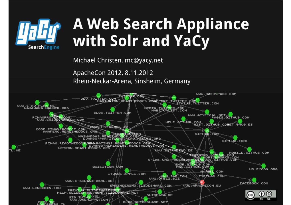A Web Search Appliance with Solr and Yacy