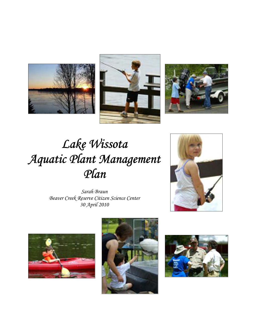 Lake Wissota Aquatic Plant Management Plan