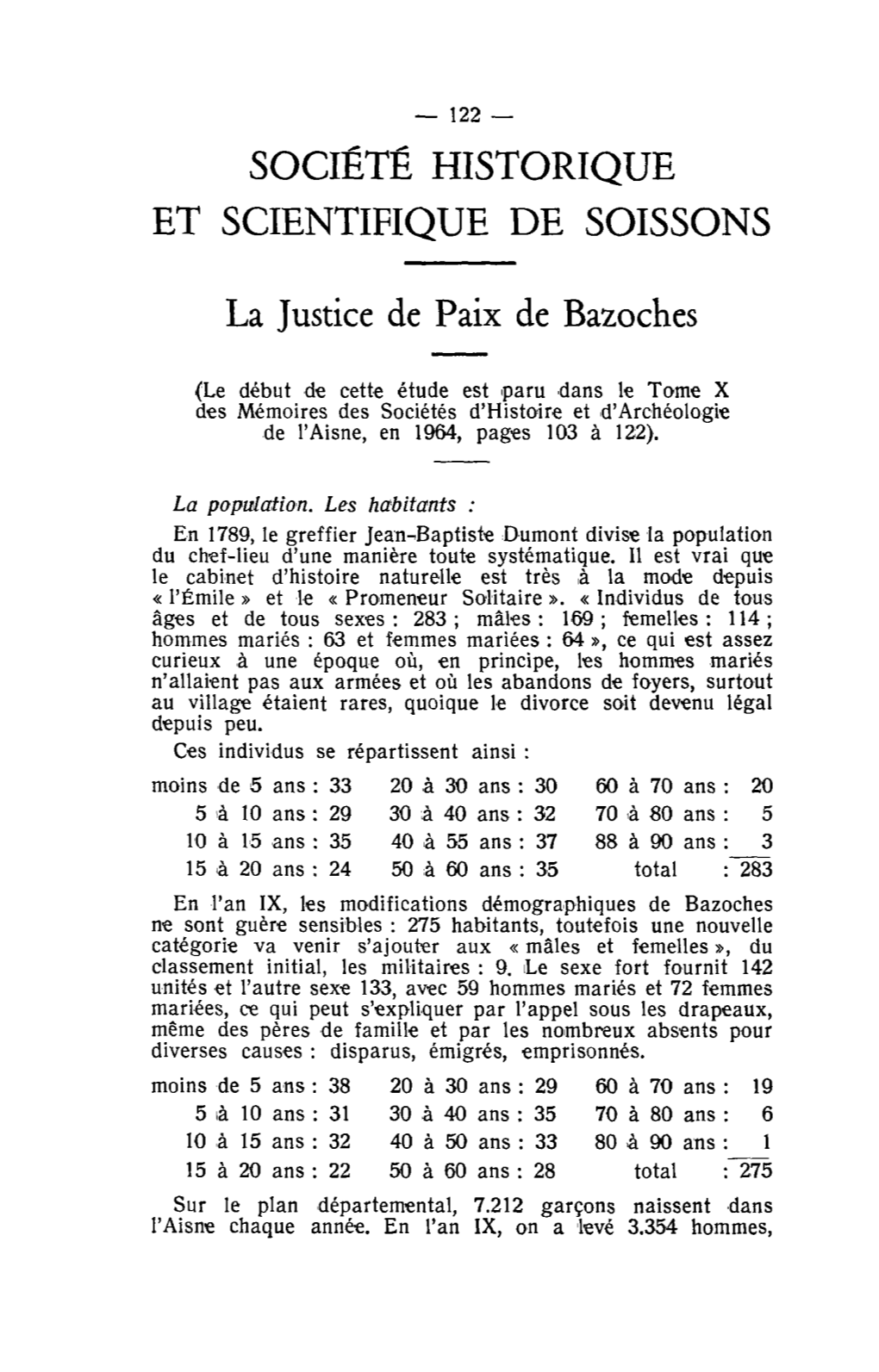 SOCIETE HISTORIQUE ET SCIENTIFIQUE DE SOISSONS La