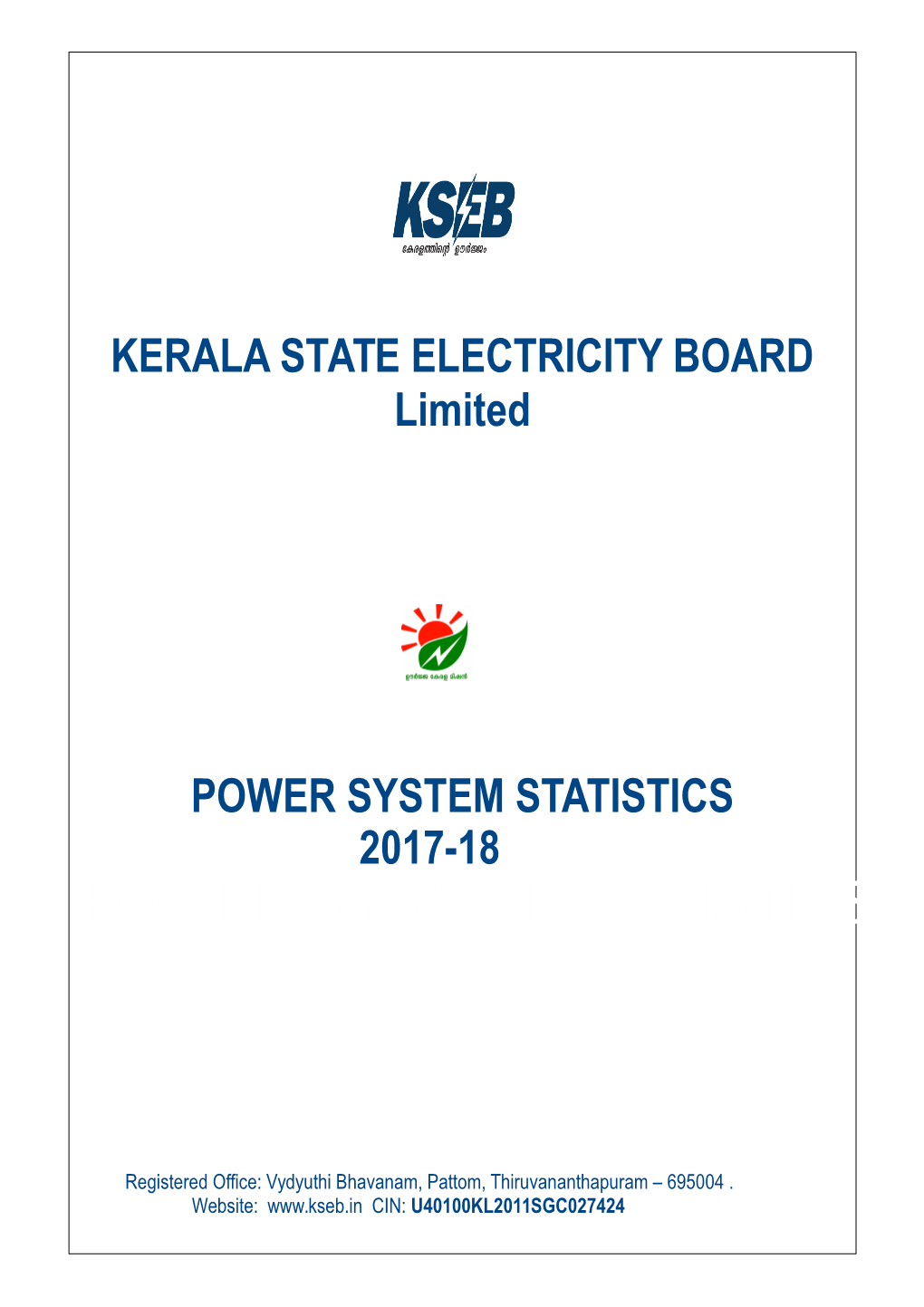 Power System Statistics 2017-18 Power System Statistics