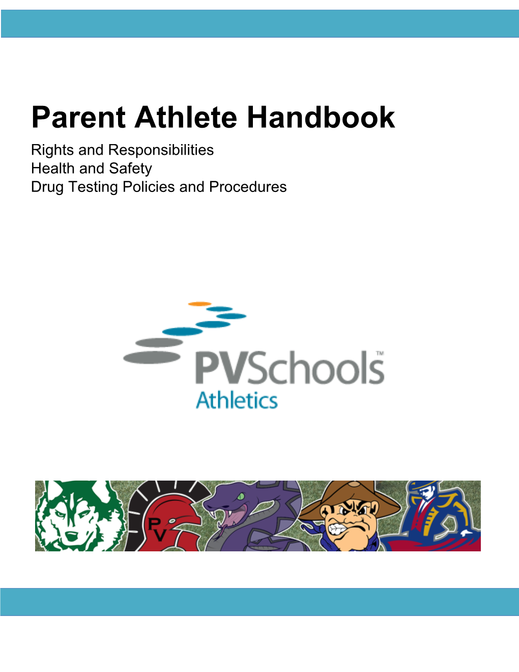 Pvschools Parent-Athlete Handbook 2019-20 English