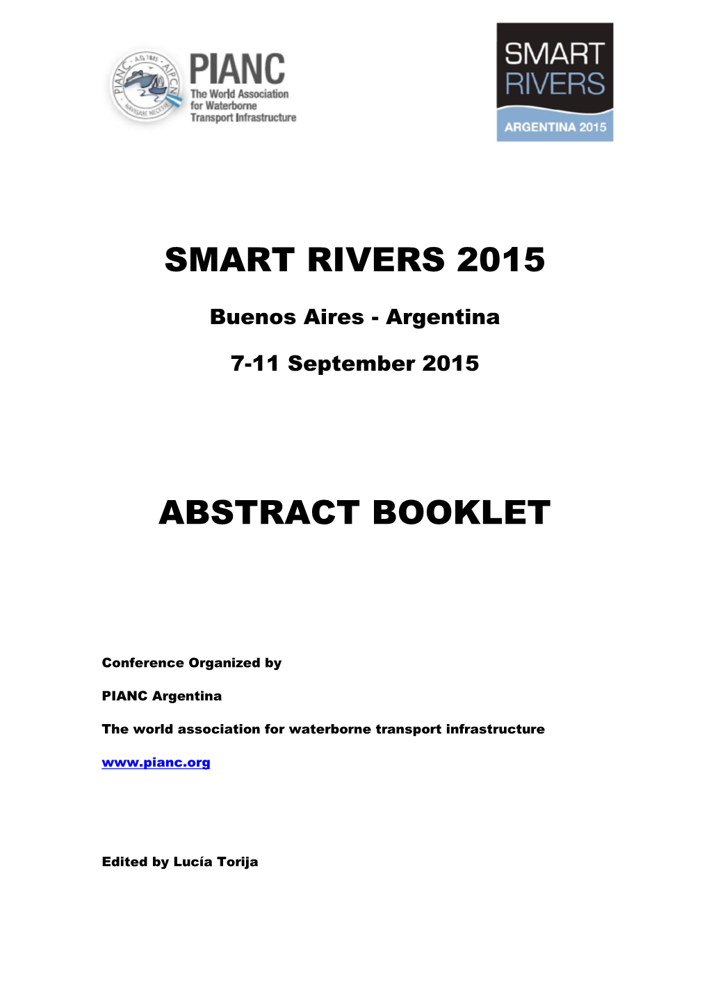 Smart Rivers 2015 Abstract Booklet