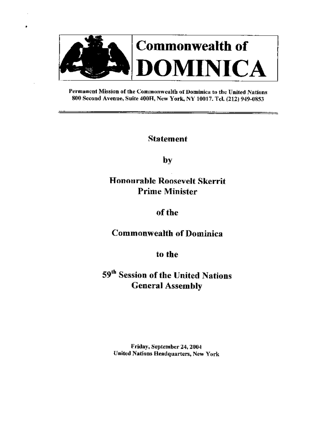 Dominica Cherish Highly