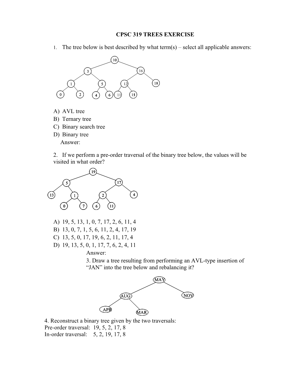 Cpsc 331 Group Exercise