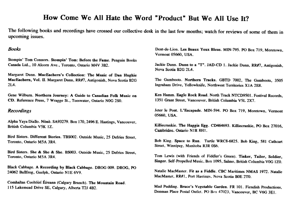 How Come We All Hate the Word "Product" but We All Use It?