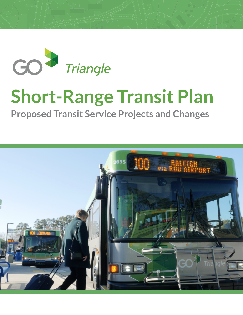 Short-Range Transit Plan Proposed Transit Service Projects and Changes Table of Contents