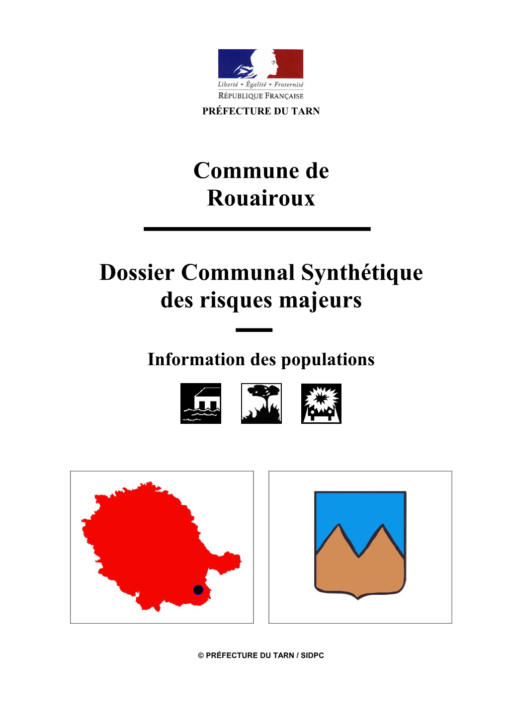 Commune De Rouairoux Dossier Communal Synthétique Des Risques