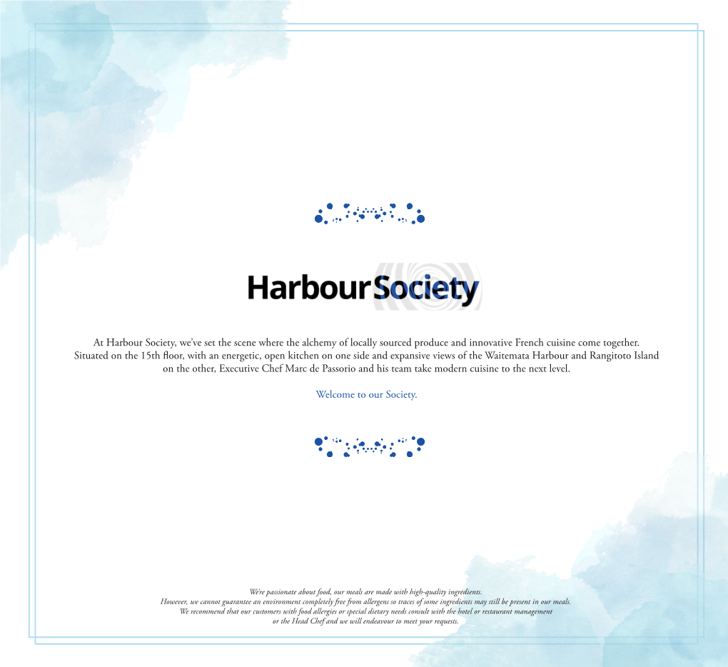 At Harbour Society, We've Set the Scene Where the Alchemy of Locally