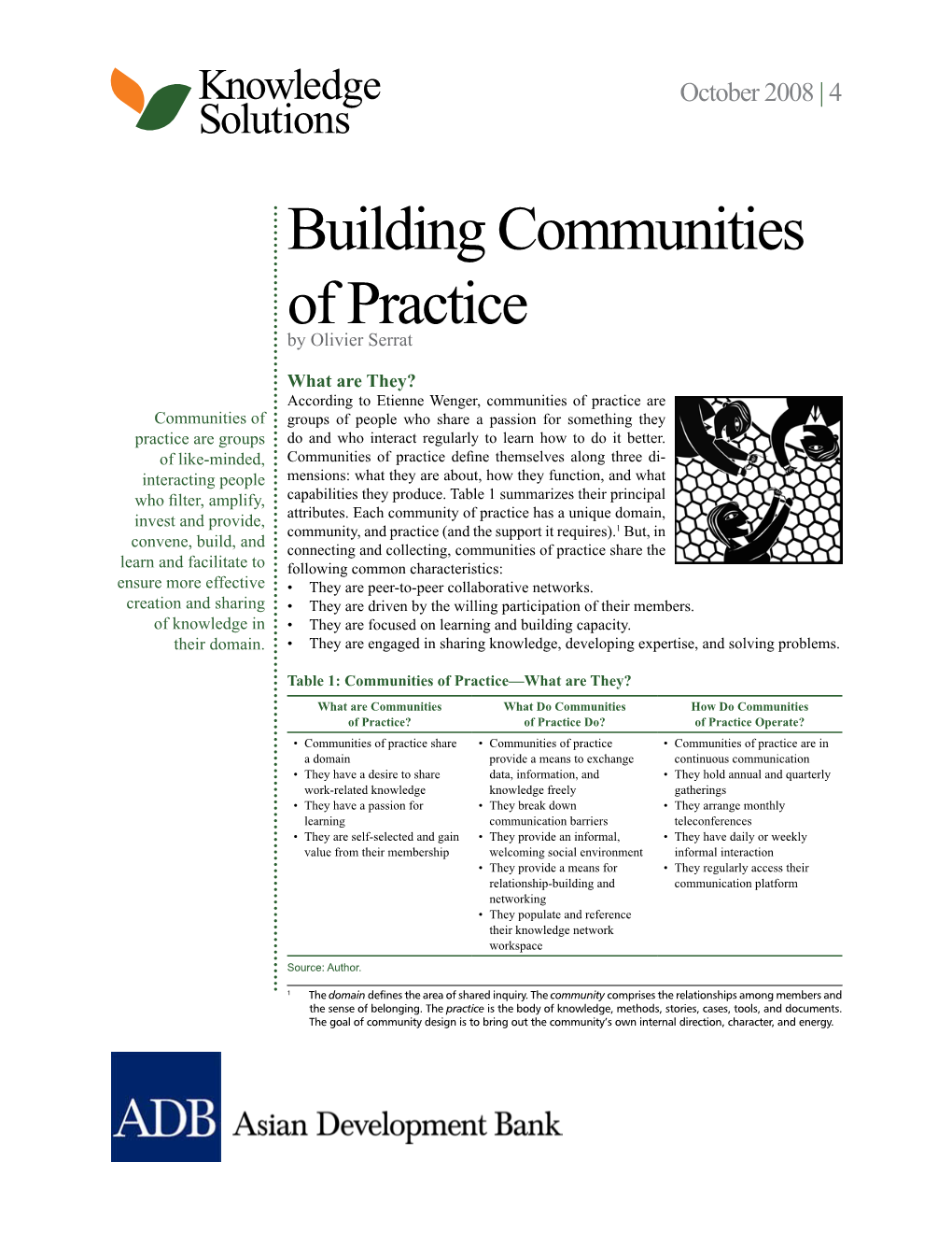 Building Communities of Practice by Olivier Serrat