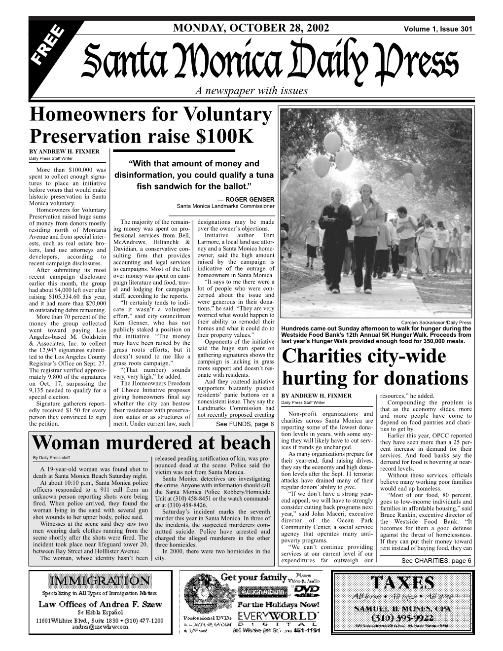 FREE Santa Monica Dailypress