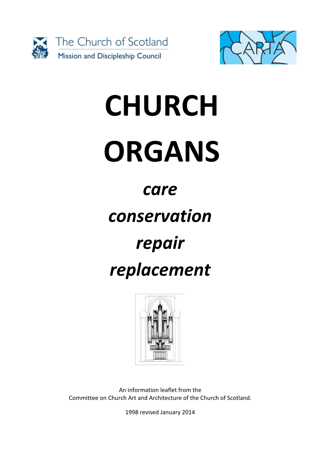CHURCH ORGANS Care Conservation Repair Replacement