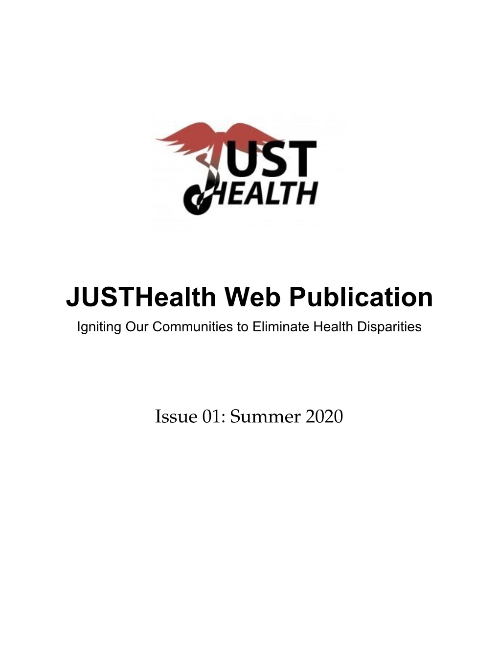 Justhealth Web Publication Igniting Our Communities to Eliminate Health Disparities