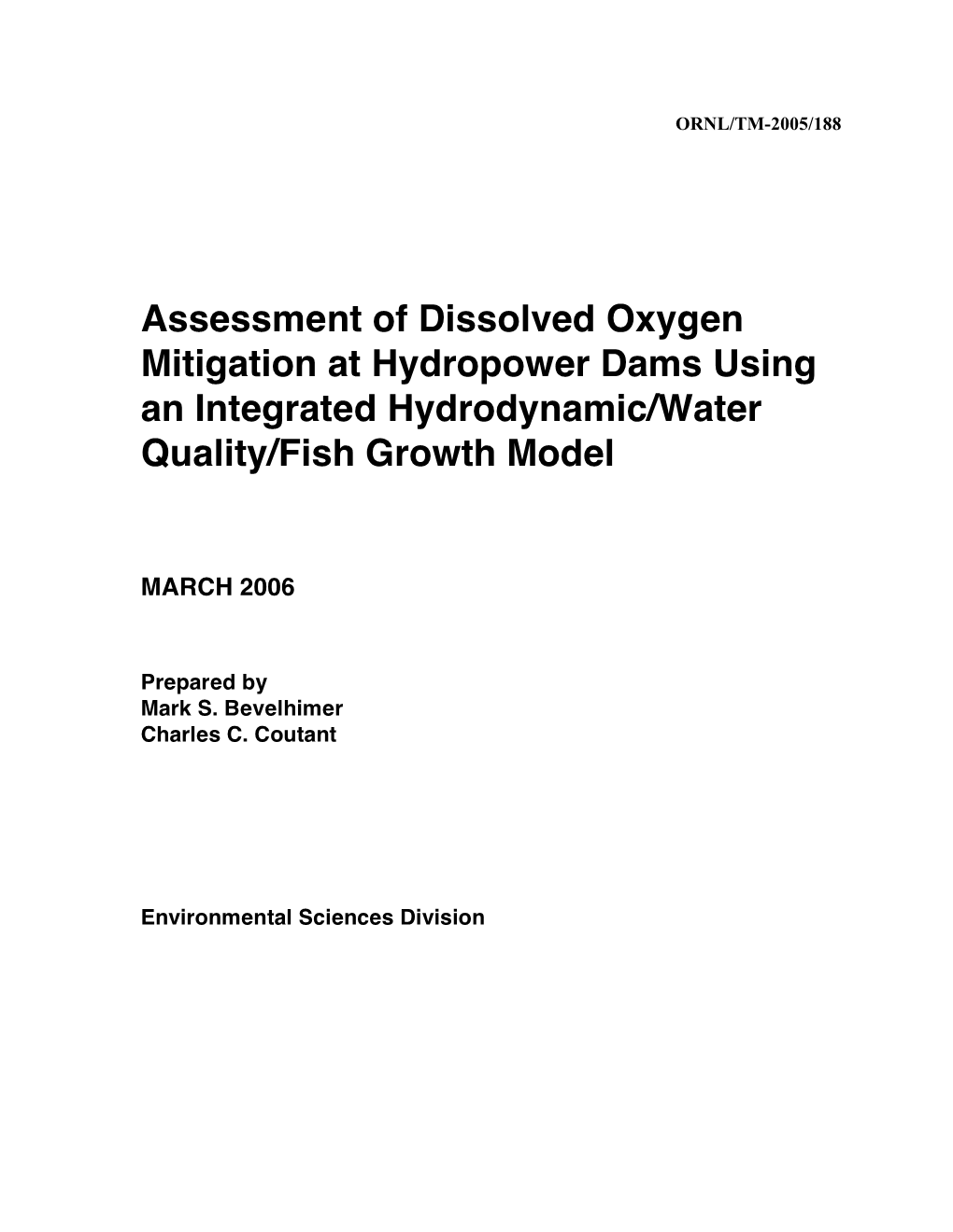 Assessment of Dissolved Oxygen Mitigation at Hydropower Dams Using an Integrated Hydrodynamic/Water Quality/Fish Growth Model